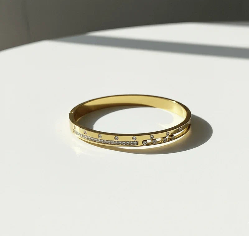 Celeste Crystal Bangle